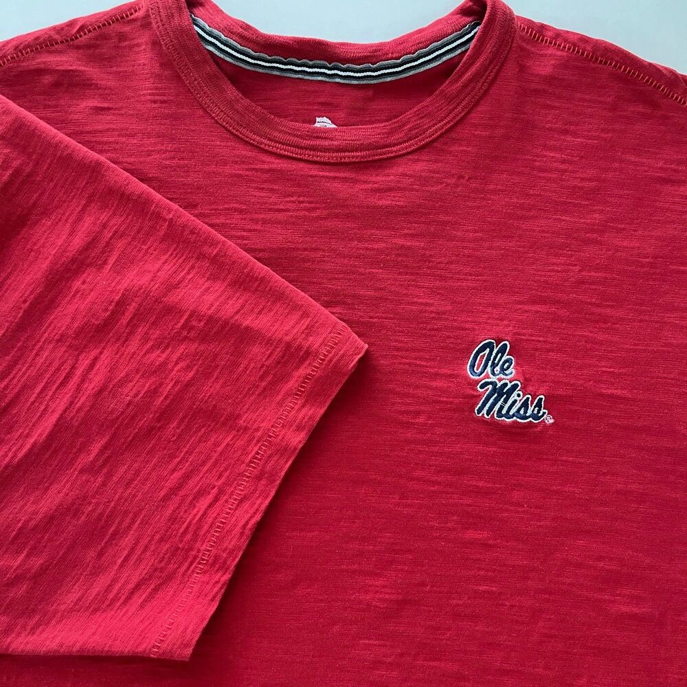 Tommy Bahama Ole Miss T Shirt Men's‎ Medium College Football Short Sleeve